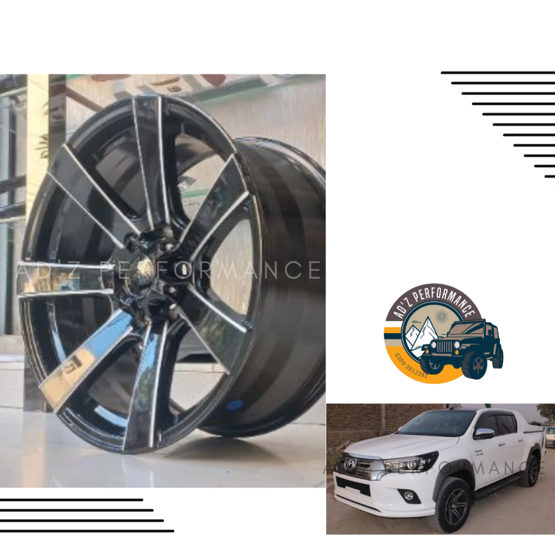 Alloy Rims Alloy Wheels Toyota Hilux Revo 7 Spokes 18”