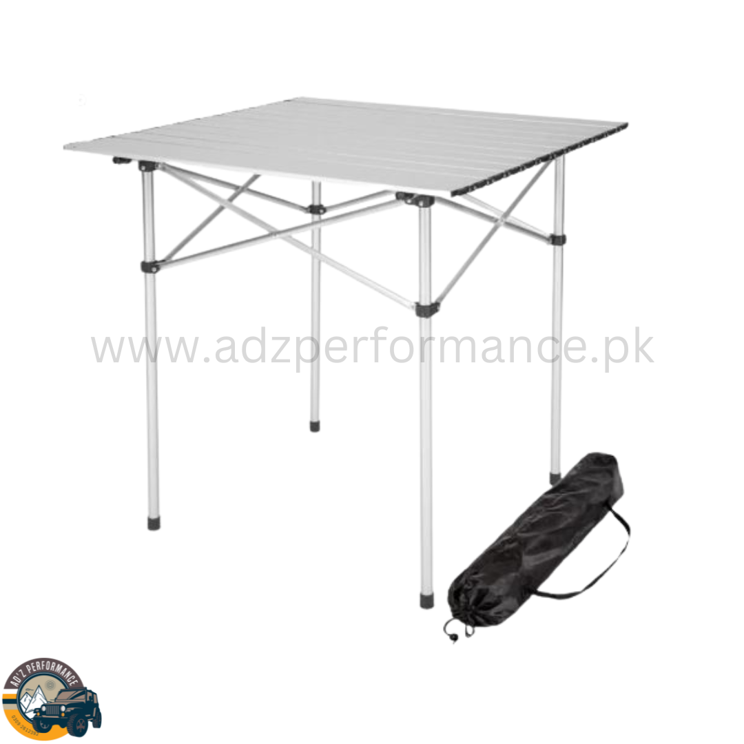 Aluminum Foldable Picnic Camping Table 70x70x70cm