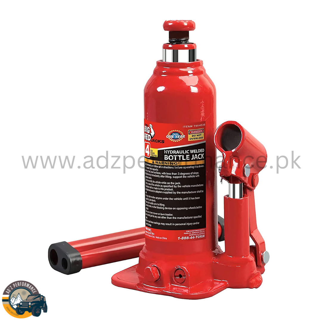 BigRed Hydraulic Bottle Jack 4 Ton Capacity