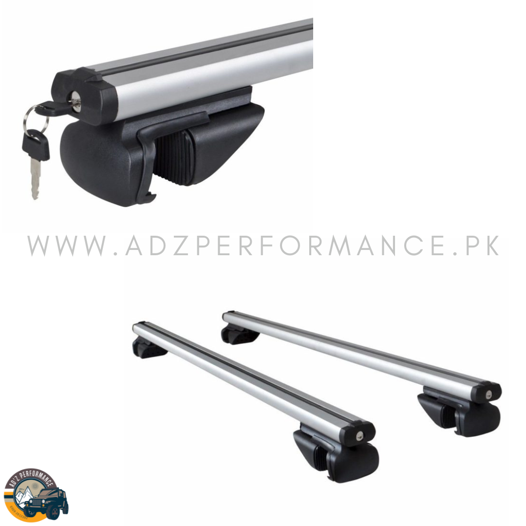 Universal Car Roof Top Cross Bar Rack For Side Rails With Lock SUV 4×4 Jeep
