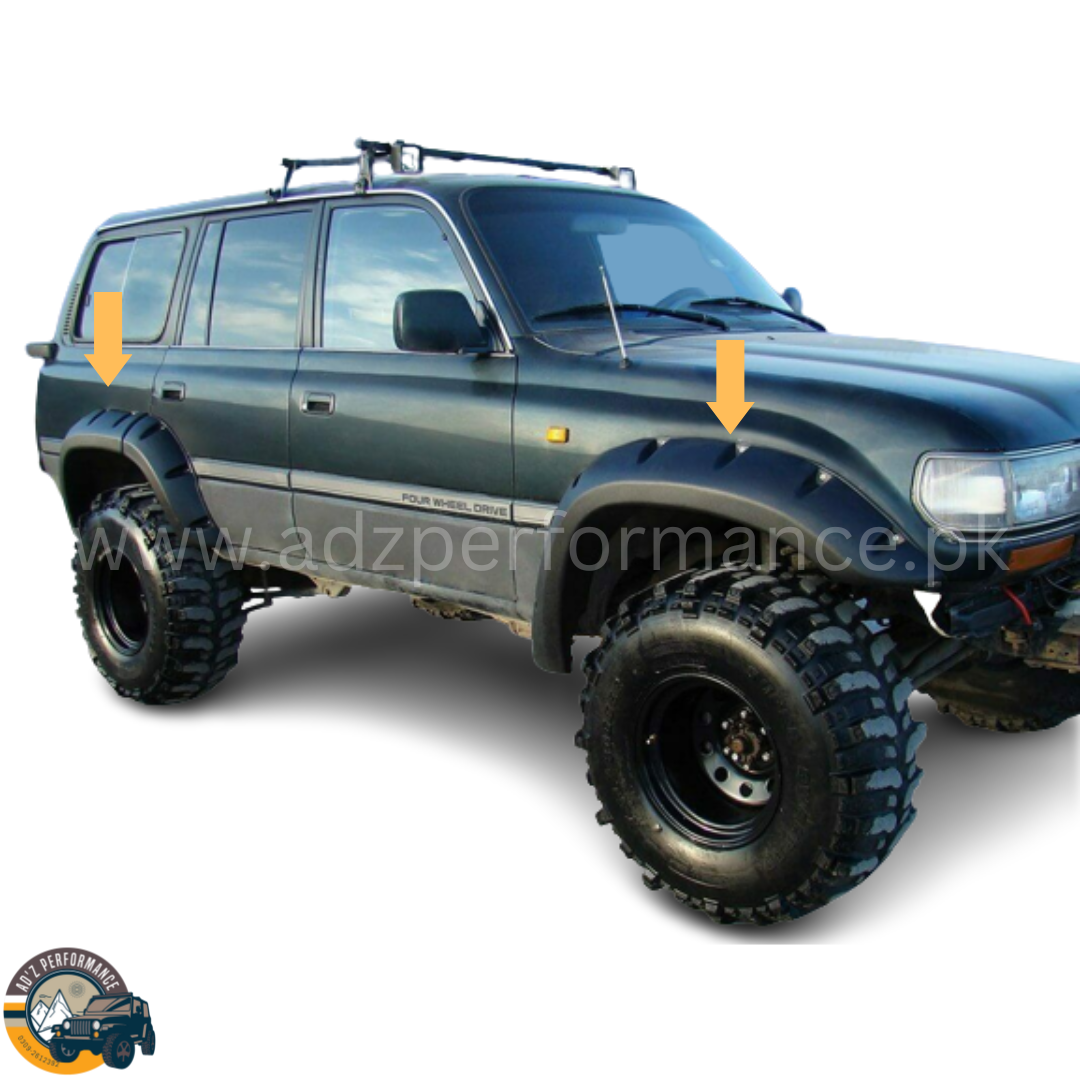 Fender Flares Wheel Arches Nut Style For Toyota Land Cruiser LC80 Series 1991-1997