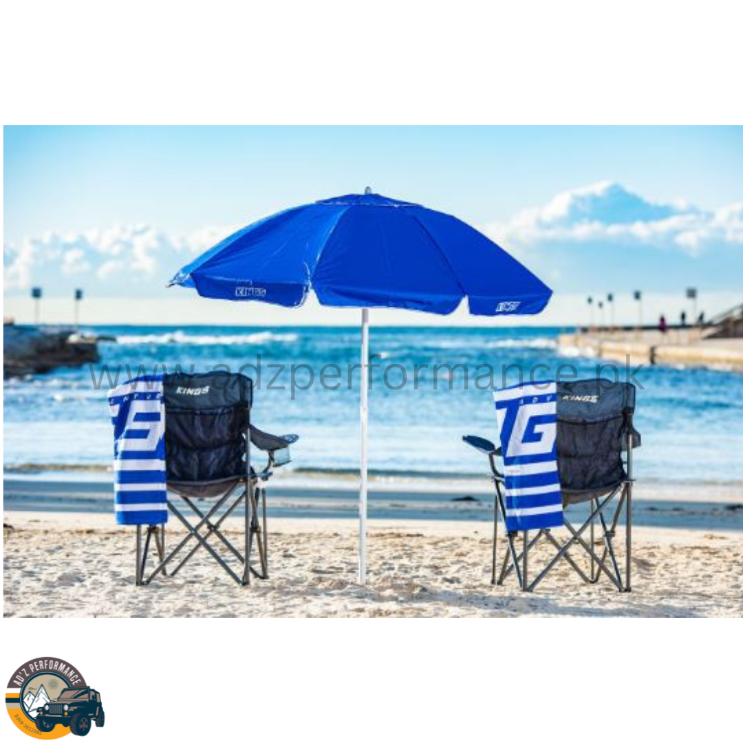 Adventure Kings Beach Umbrella 2m x 2m Lightweight & Portable Strong Frame