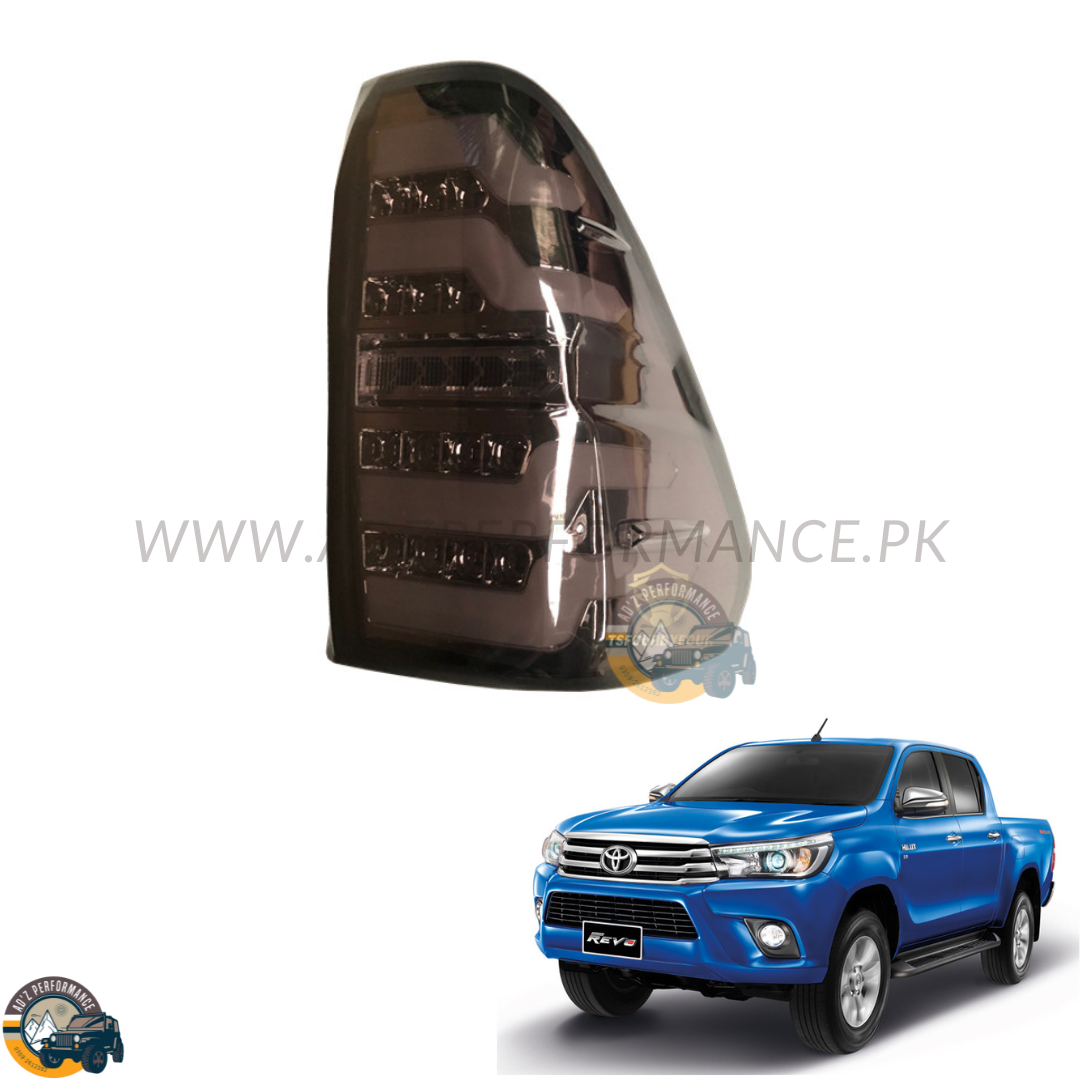 Rear Lamps Tail Lights Back Lights LED Smoke Toyota Hilux Revo Rocco 2015-2021