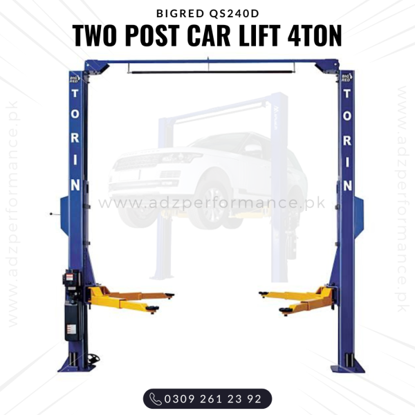 Two Post Car Lift 4Ton BigRed Torin QJY240D 2 Post Vehicle Lift 4Ton