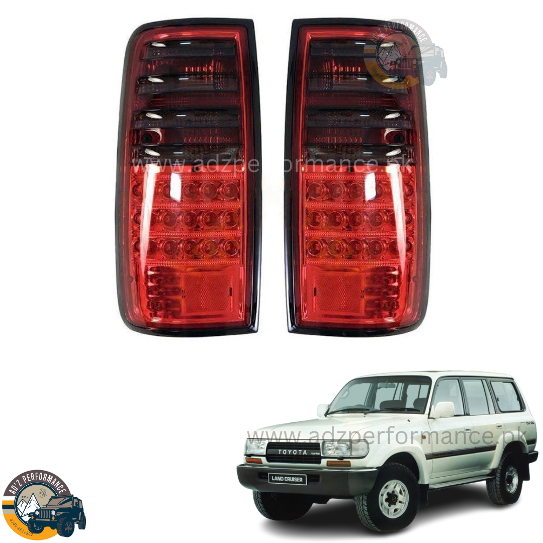 Rear Lamps Tail Lights Back Lights Smoke Toyota Land Cruiser LC80 Series FJ80