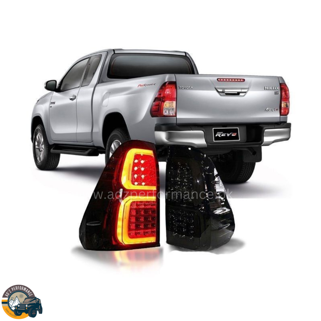 Rear Lamps Tail Lights Back Lights Red LAVA Toyota Hilux Revo Rocco 2016-2021