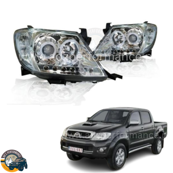 Head Lamps Head Lights LED Projector Toyota Hilux Vigo 2005-2012