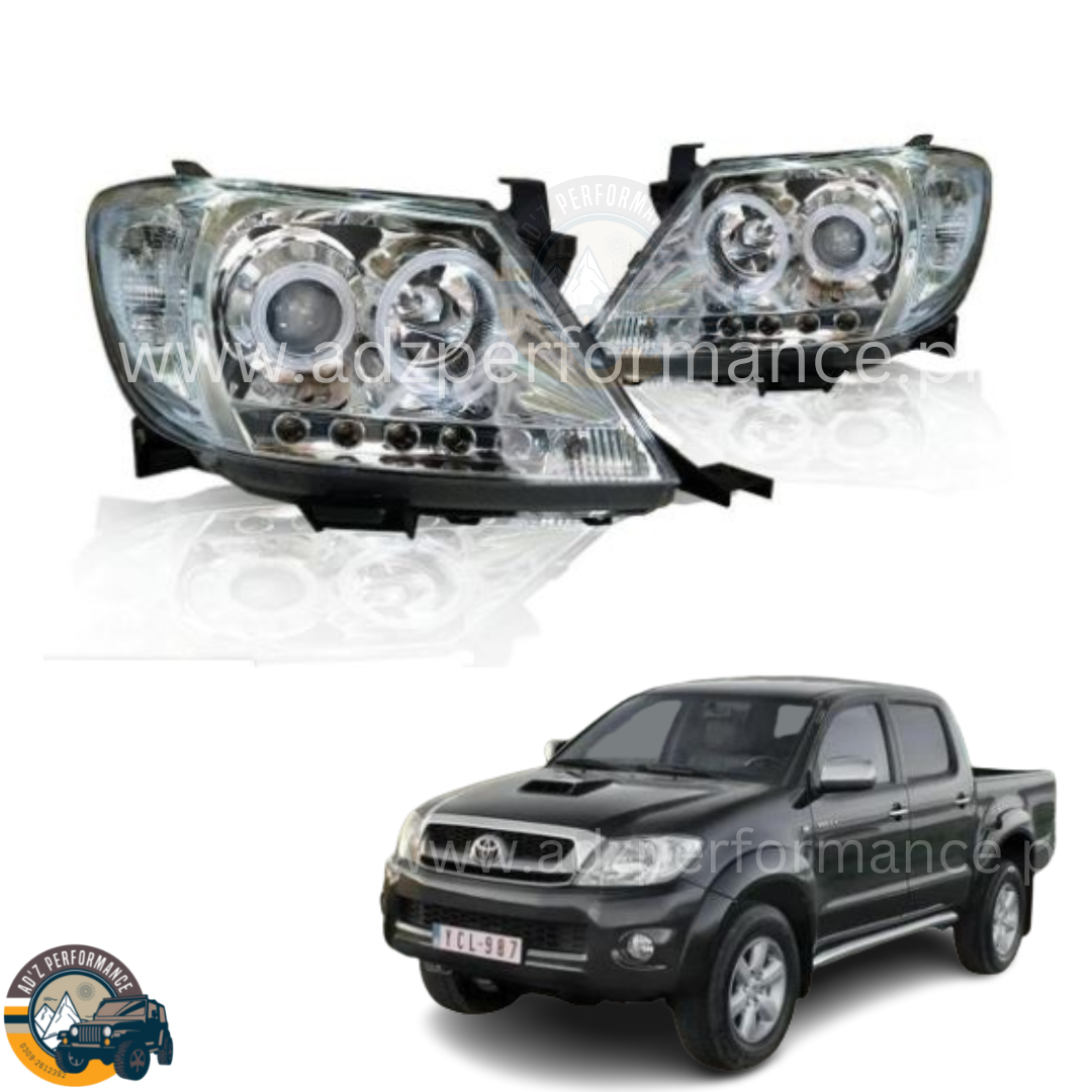 Head Lamps Head Lights LED Projector Toyota Hilux Vigo 2005-2012