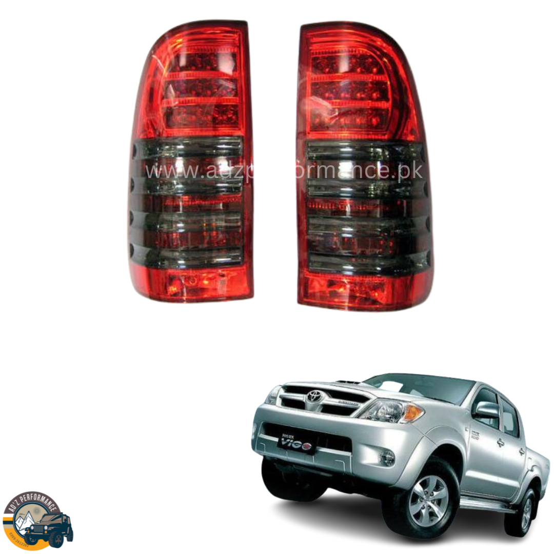 Rear Lamps Tail Lights Back Lights Red LED Toyota Hilux Vigo SR5 MK6 MK11 2005-2012