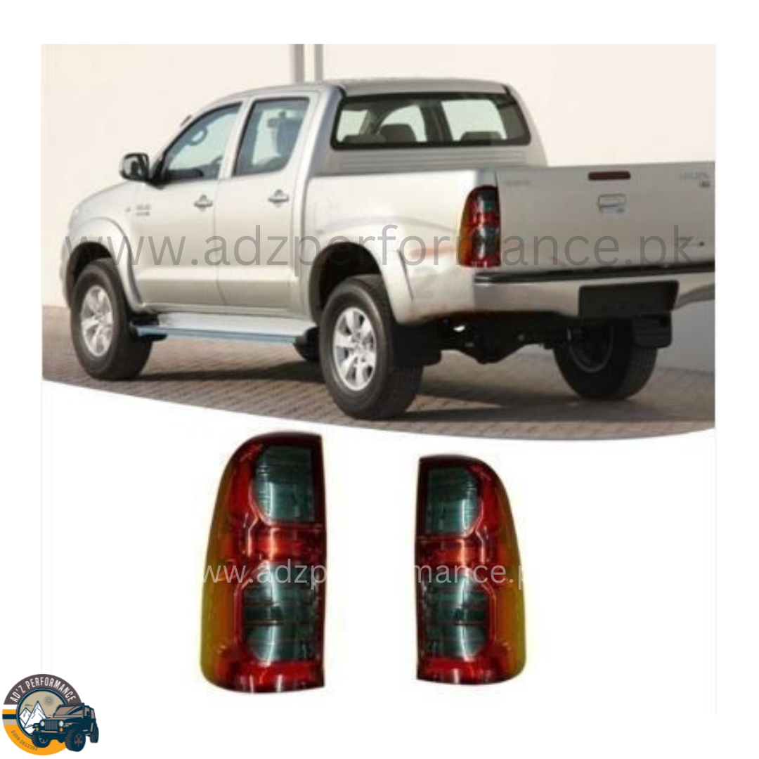 Rear Lamps Tail Lights Back Lights Red Smoke Toyota Hilux Vigo Champ MK7 2012-2014