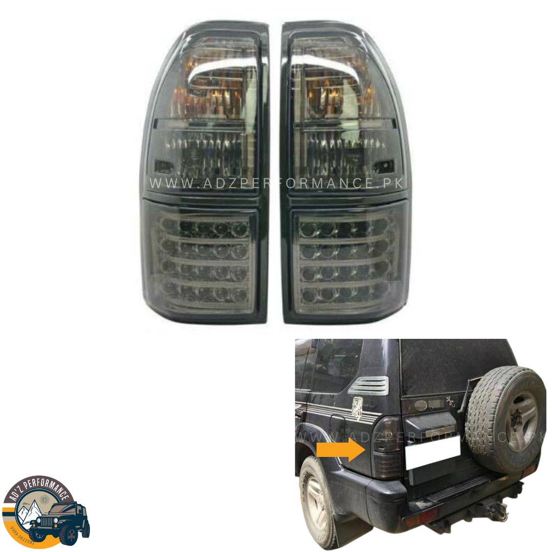 Rear Lamps Tail Lights Back Lights LED Smoked Toyota Land Cruiser Prado J90 FJ90 1997-2002