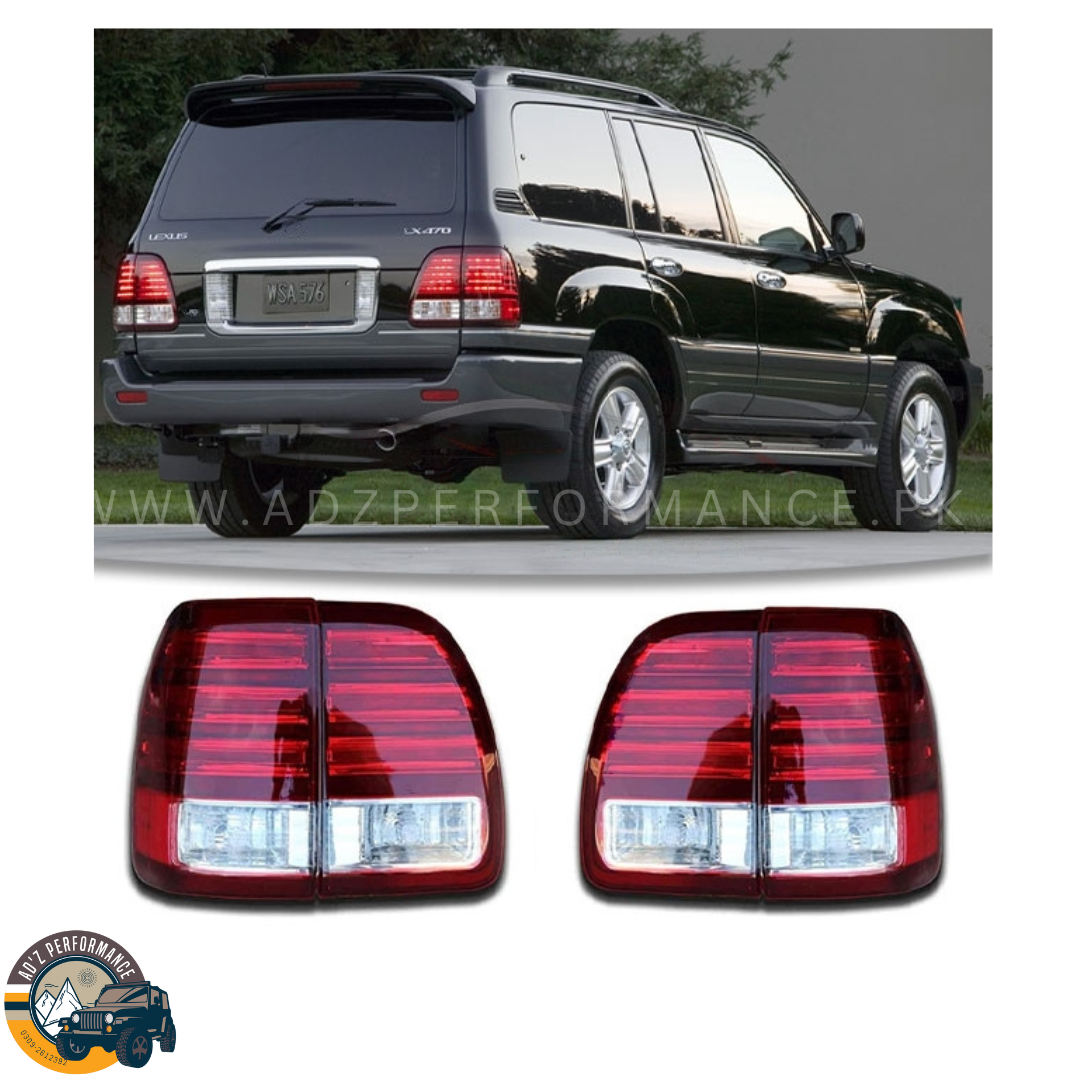 Rear Lamps Tail Lights Back Lights Toyota Lexus LX470 LC100 FJ100 1998-2007